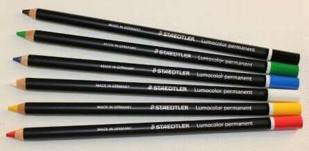 Staedler lumocolor pencils are handy to use on almost all surfaces. | The Micro Gardener